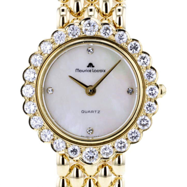 Maurice Lacroix Classic Iris Gold 750/- 24 Brillanten