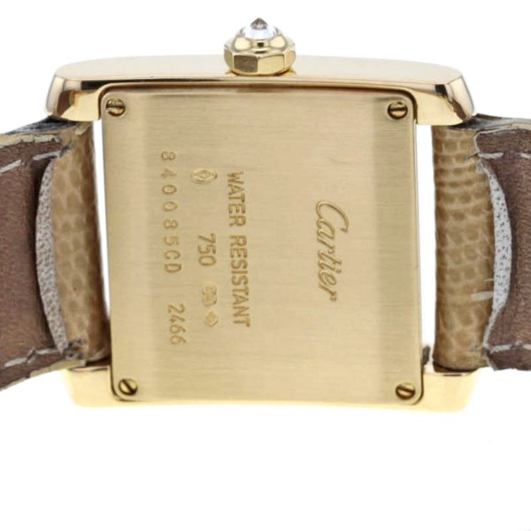 Cartier Tank Francaise Gelbgold 750/- Diamanten