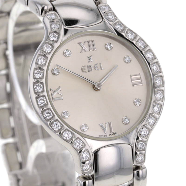 Ebel Beluga Stahl mit Diamanten