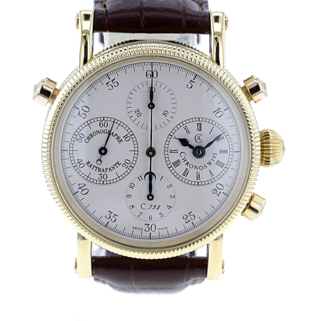 Chronoswiss Chronographe Rattrapante, 18K. Gold